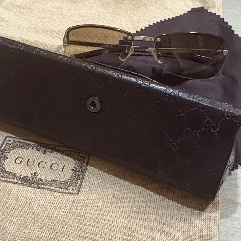 Gucci Sunglasses with Gold and Silver Accents - Picture 8 of 8